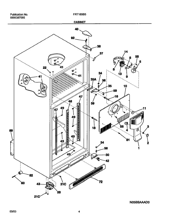 Diagram for FRT185BSB0
