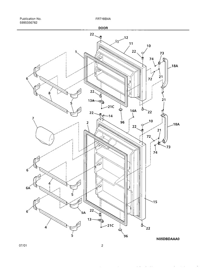 Diagram for FRT18B4AW2