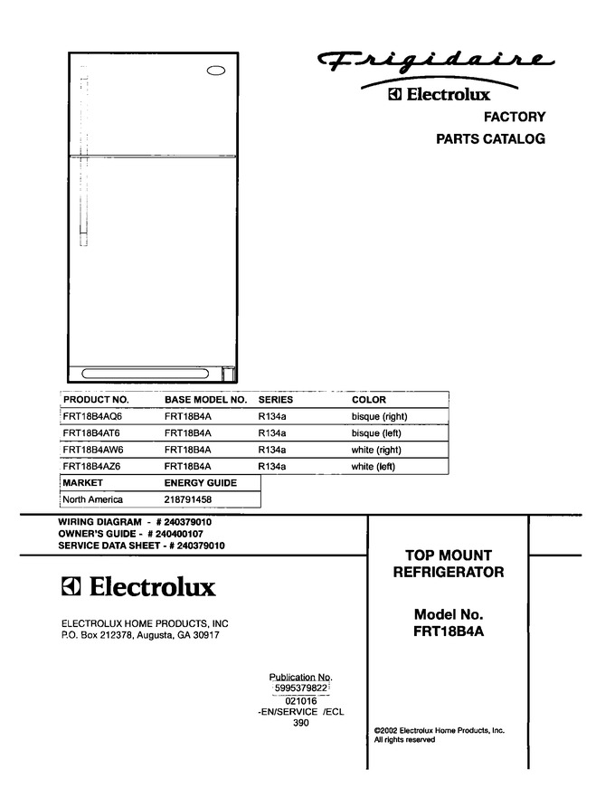 Diagram for FRT18B4AZ6