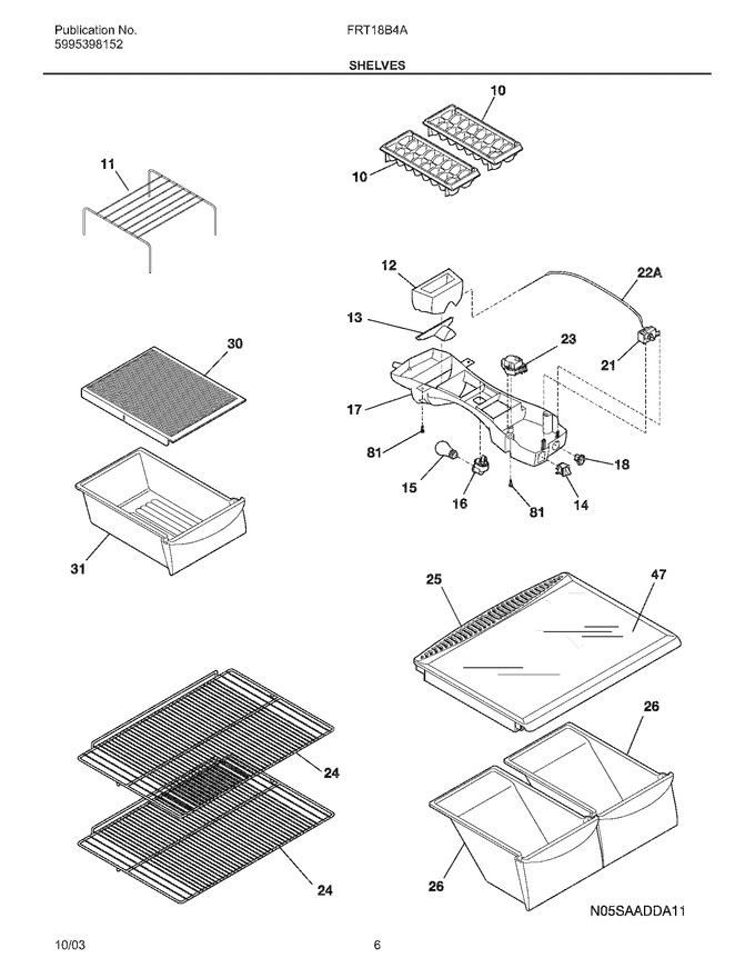 Diagram for FRT18B4AZ8