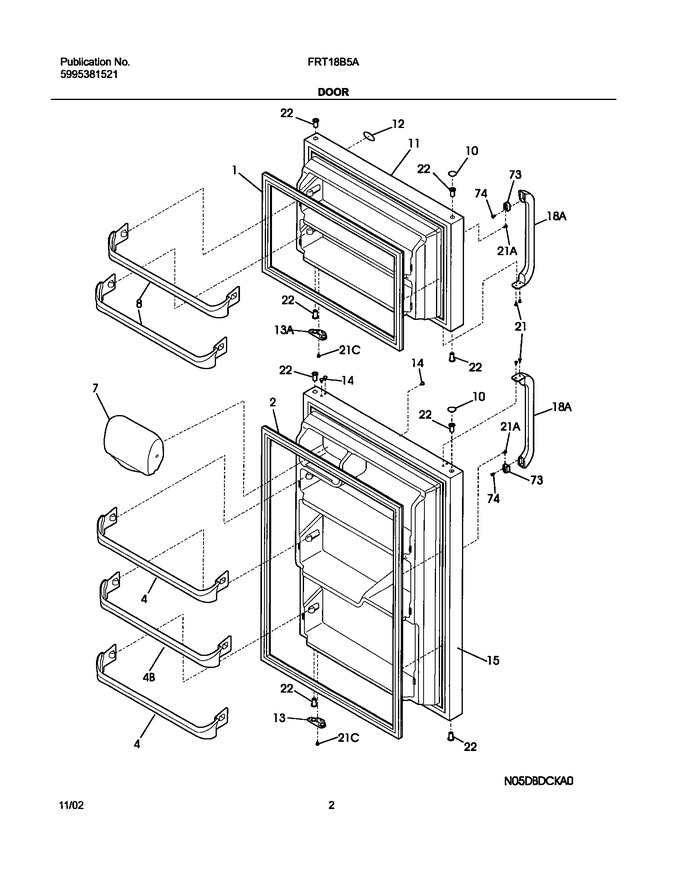 Diagram for FRT18B5AZ6