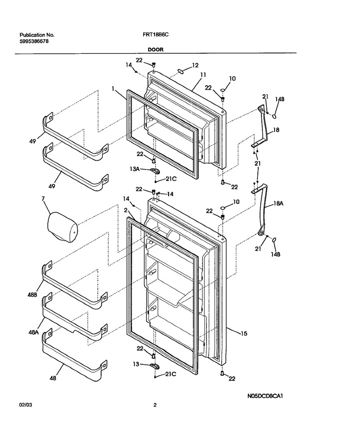 Diagram for FRT18B6CW1