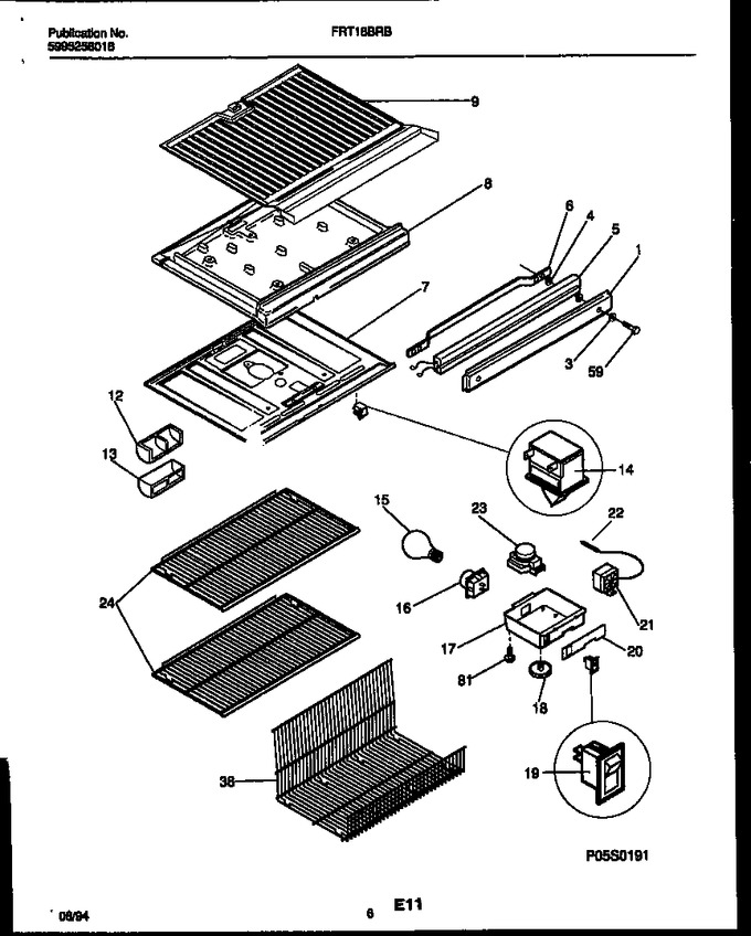 Diagram for FRT18BRBW0