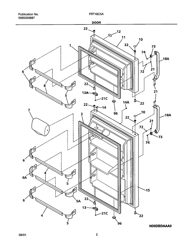 Diagram for FRT18C5AW2