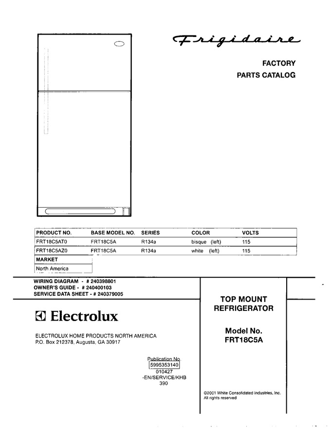 Diagram for FRT18C5AZ0