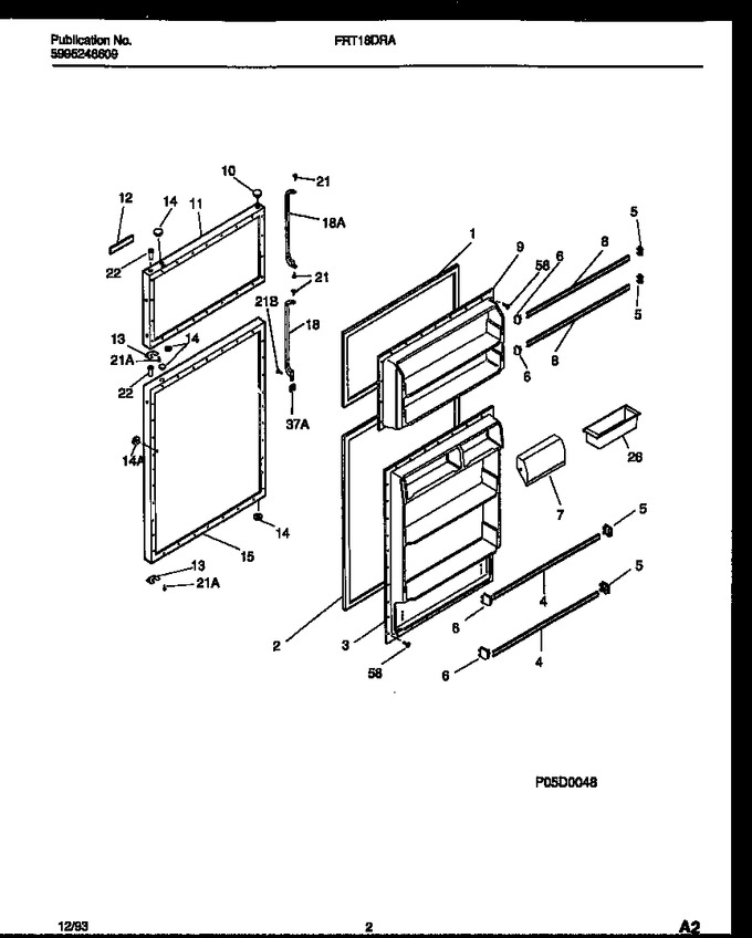 Diagram for FRT18DRAD0