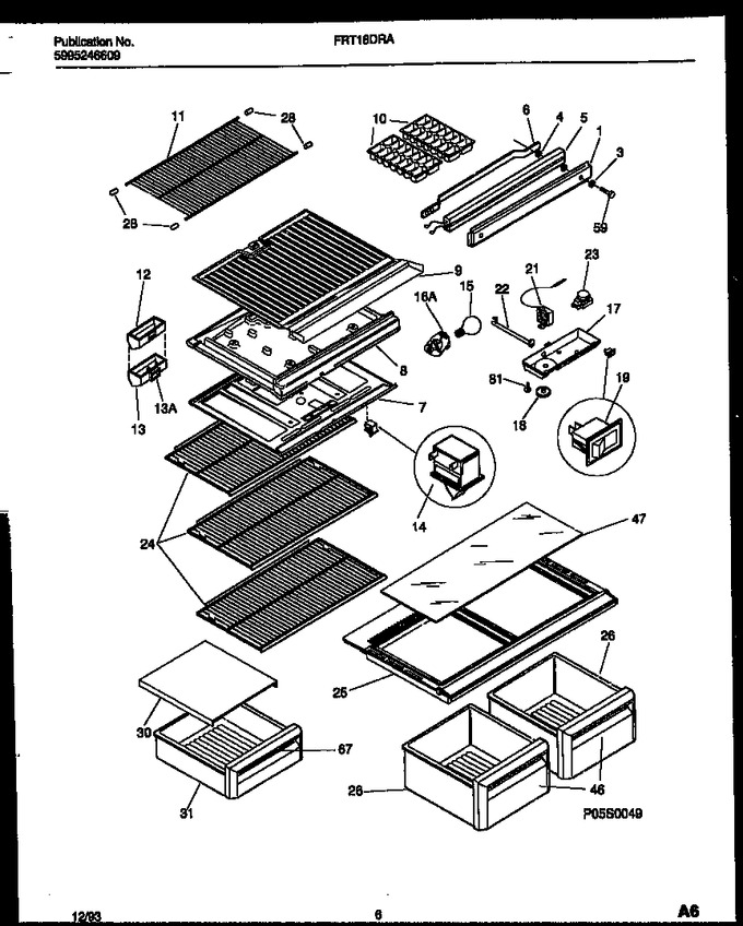 Diagram for FRT18DRAY0