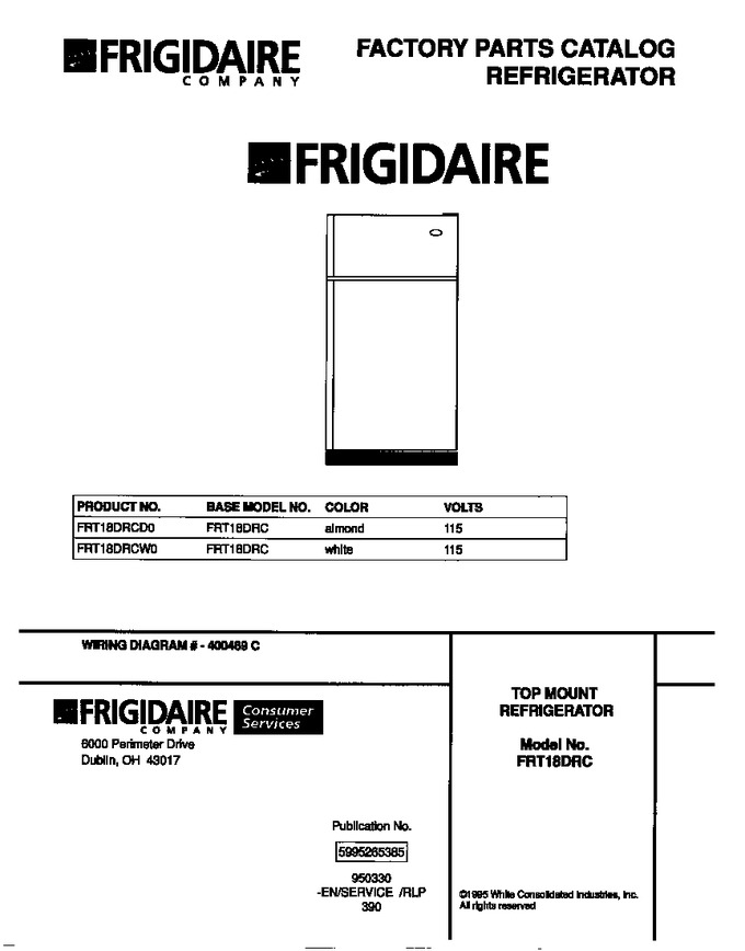 Diagram for FRT18DRCD0