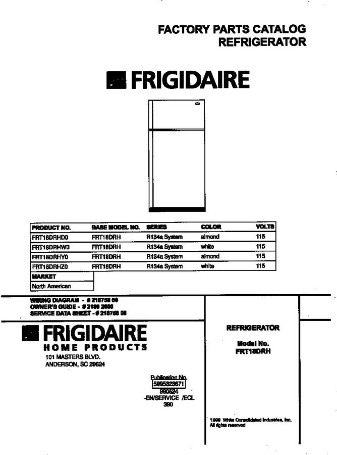 Diagram for FRT18DRHZ0