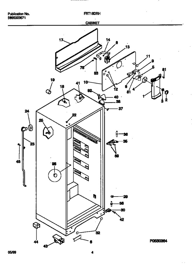 Diagram for FRT18DRHY0