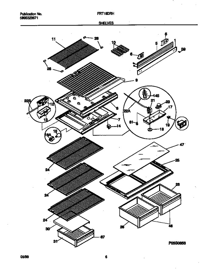 Diagram for FRT18DRHY0