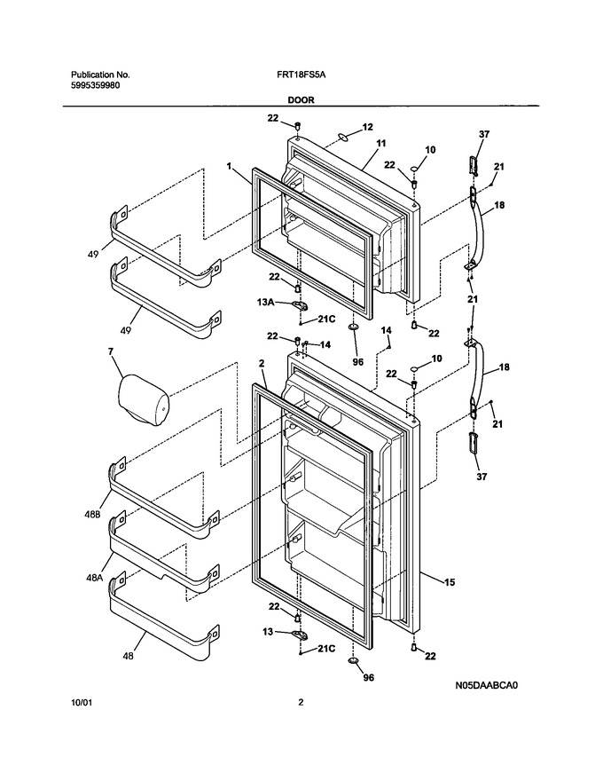 Diagram for FRT18FS5AW4