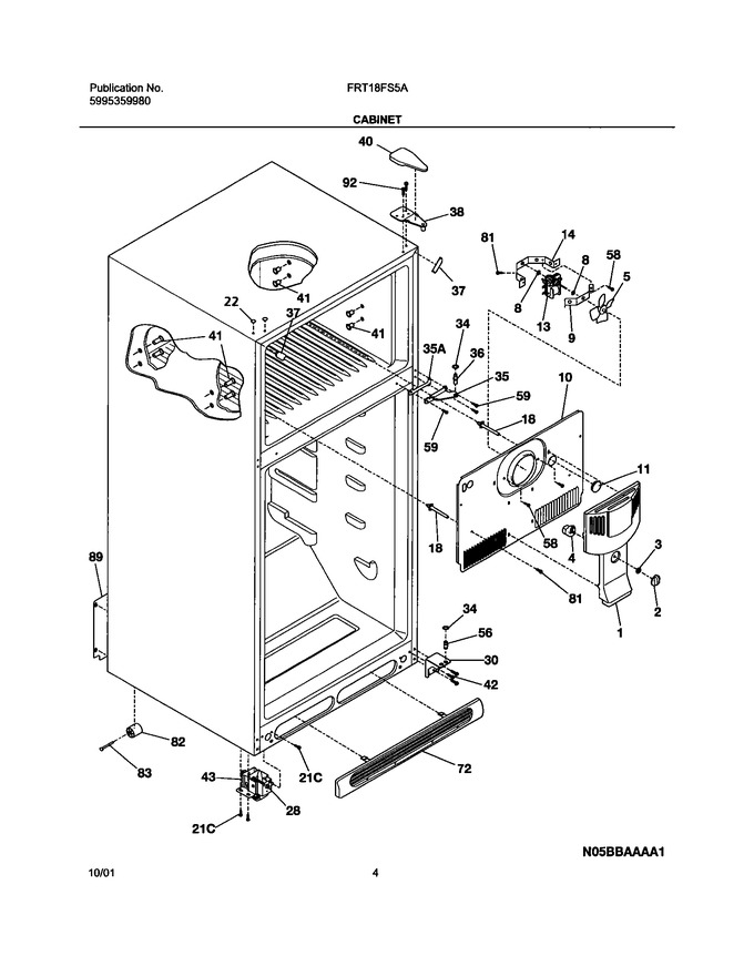 Diagram for FRT18FS5AQ4