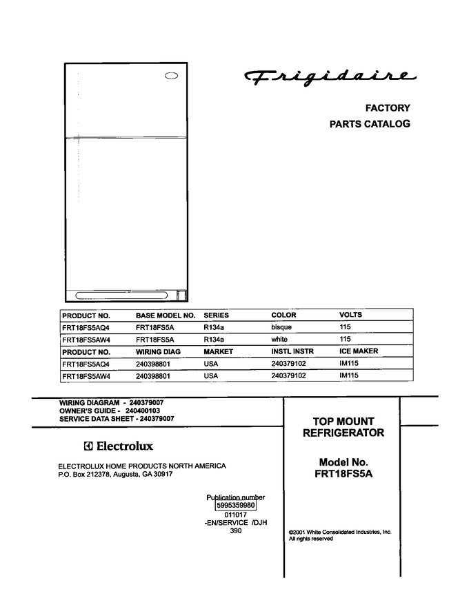 Diagram for FRT18FS5AQ4