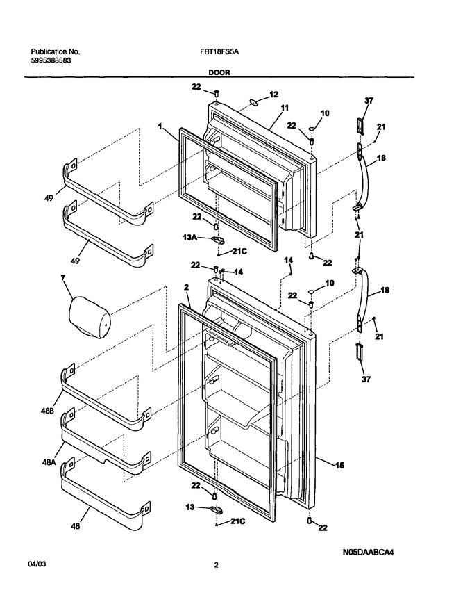 Diagram for FRT18FS5AW6