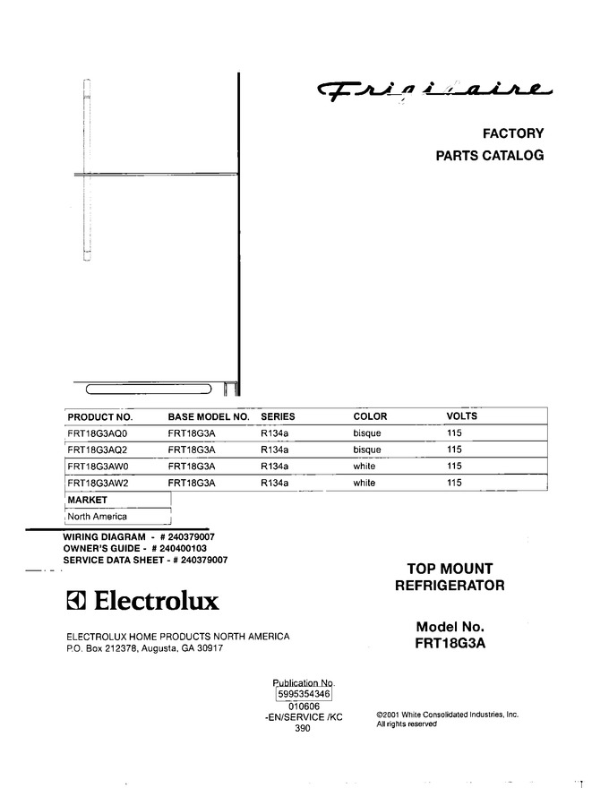 Diagram for FRT18G3AQ2