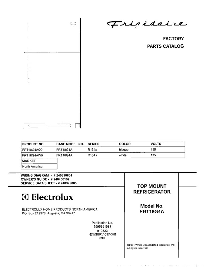 Diagram for FRT18G4AW0