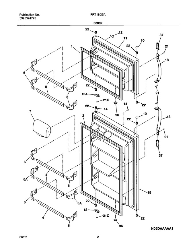 Diagram for FRT18G5AW7