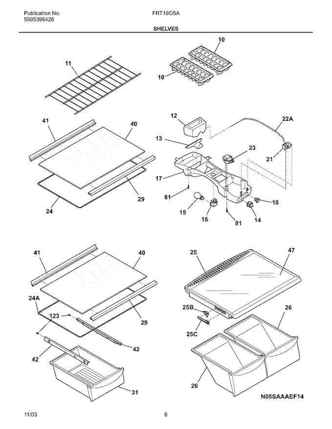 Diagram for FRT18G5AQA
