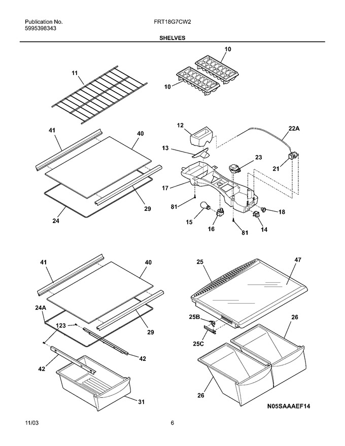 Diagram for FRT18G7CW2