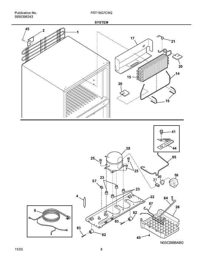 Diagram for FRT18G7CW2