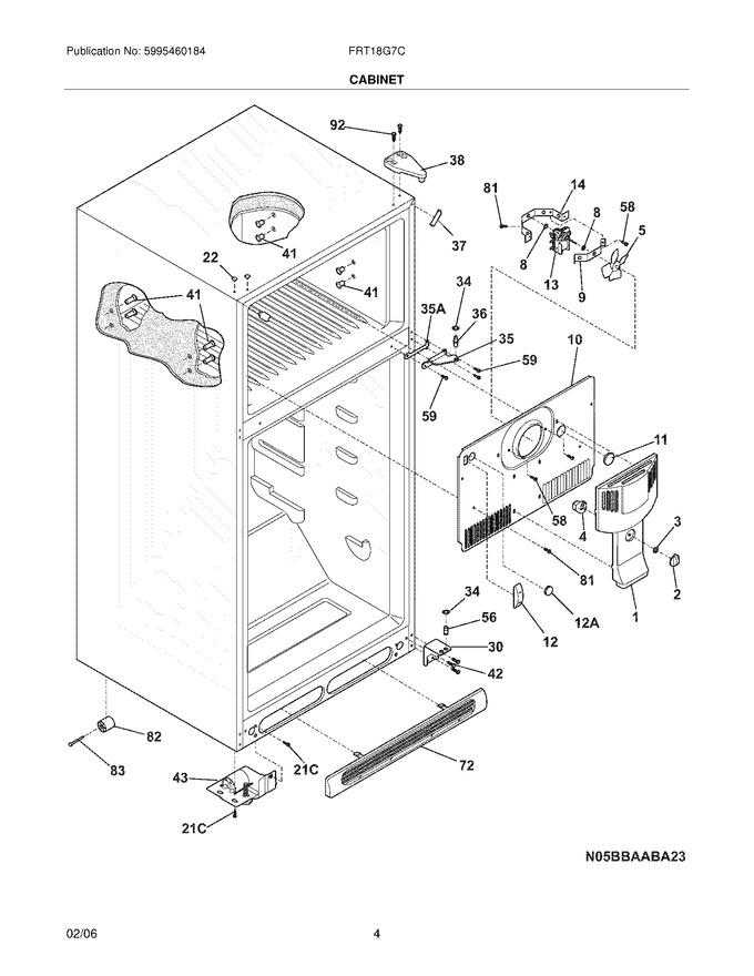 Diagram for FRT18G7CWE