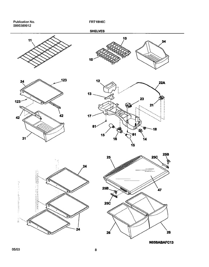Diagram for FRT18H6CW1