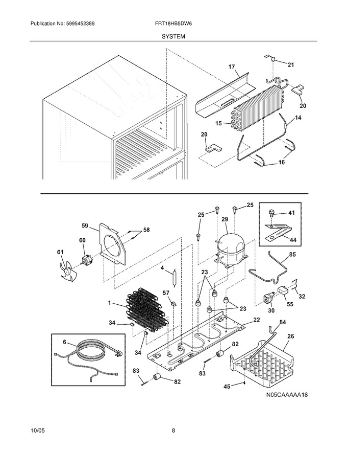 Diagram for FRT18HB5DW6