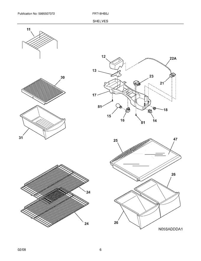 Diagram for FRT18HB5JZ0