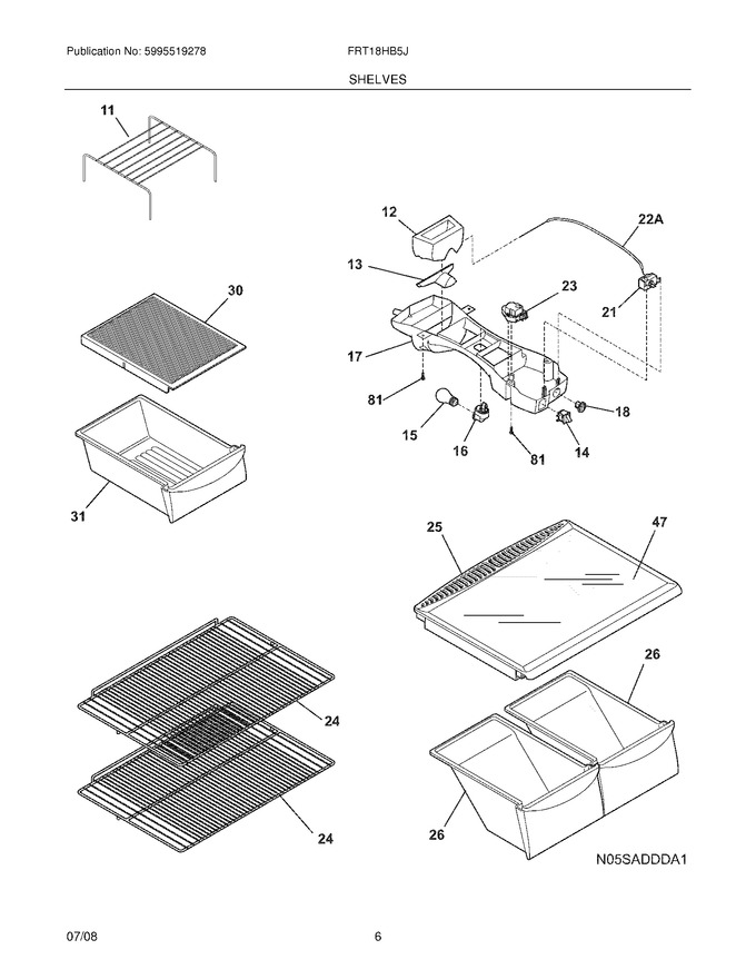 Diagram for FRT18HB5JW2