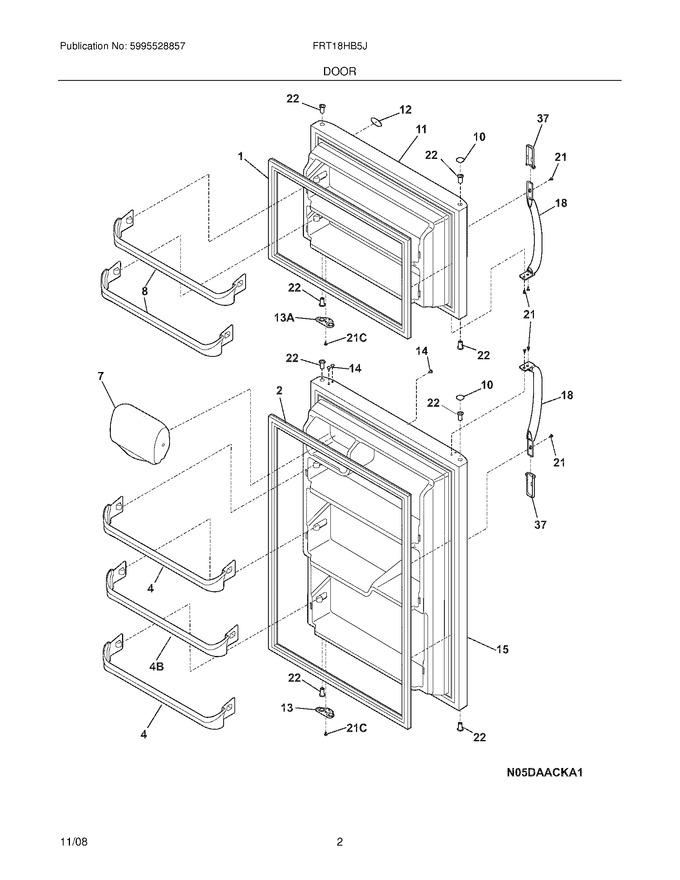 Diagram for FRT18HB5JZ4