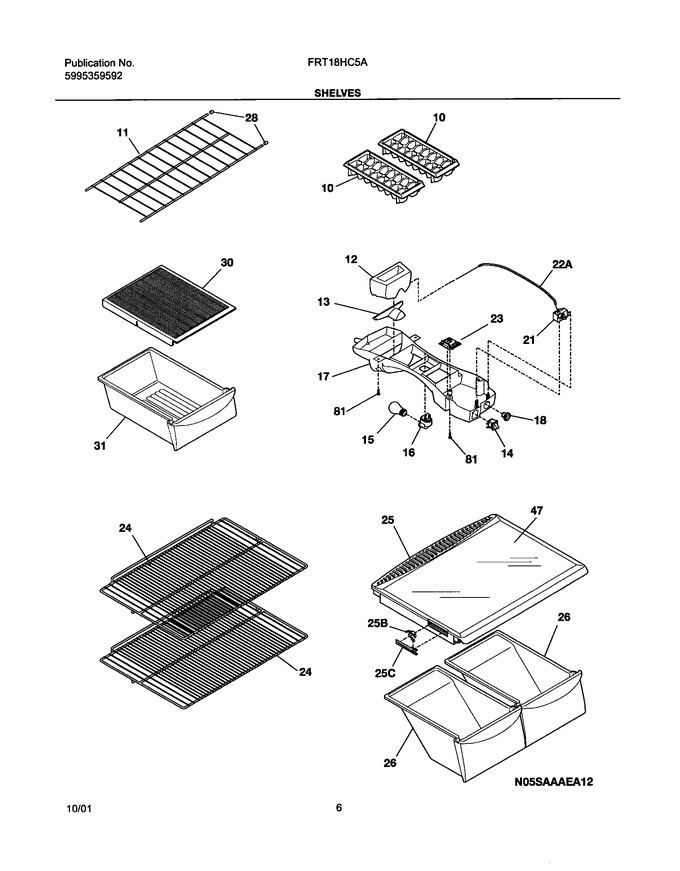 Diagram for FRT18HC5AW0