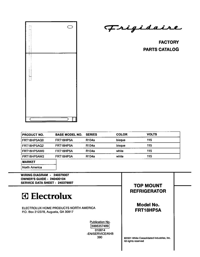 Diagram for FRT18HP5AQ2