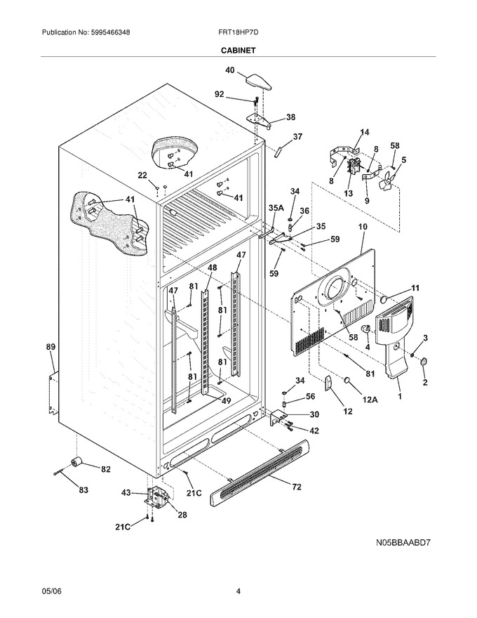 Diagram for FRT18HP7DW8
