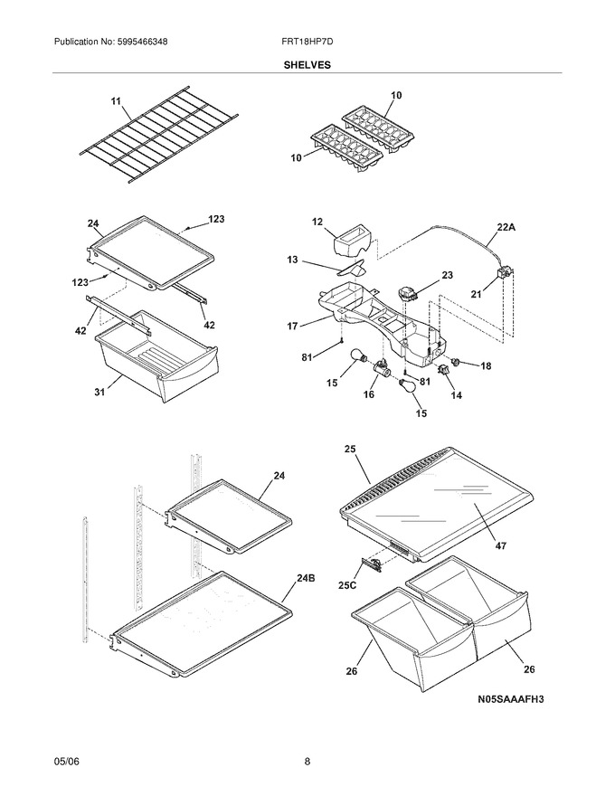 Diagram for FRT18HP7DW8
