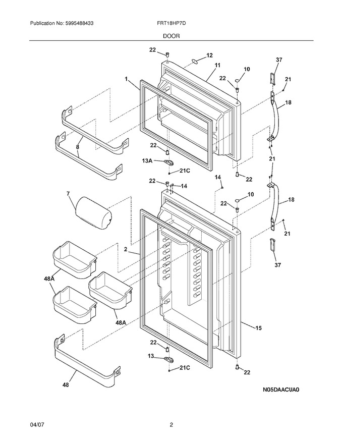Diagram for FRT18HP7DWA
