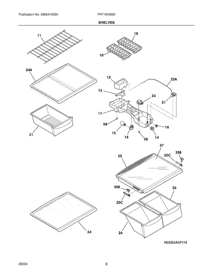 Diagram for FRT18HS6DB1