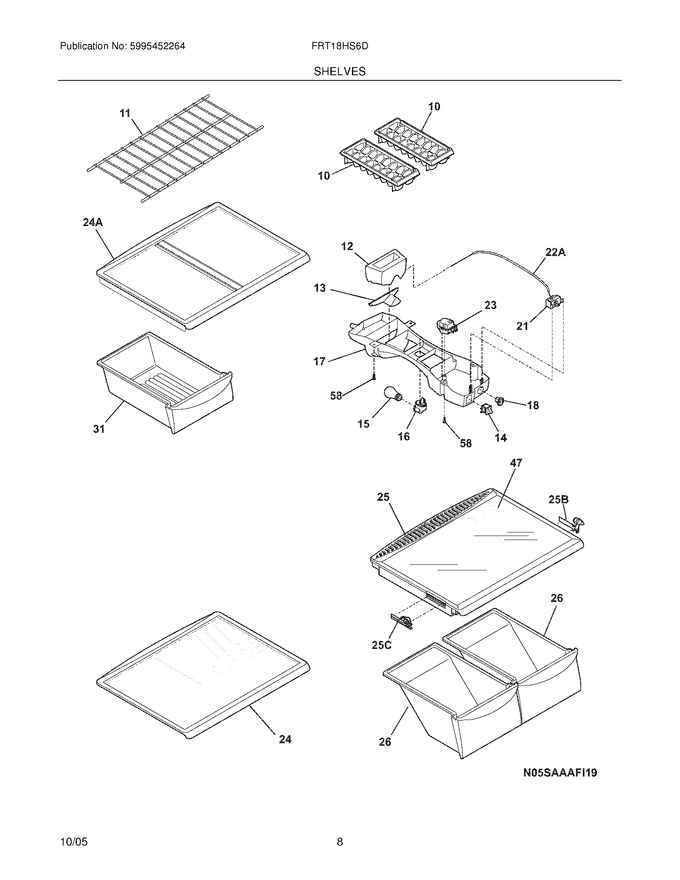 Diagram for FRT18HS6DB6