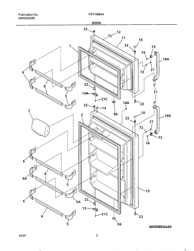 Diagram for FRT18IB4AW0