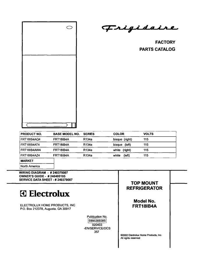 Diagram for FRT18IB4AQ4