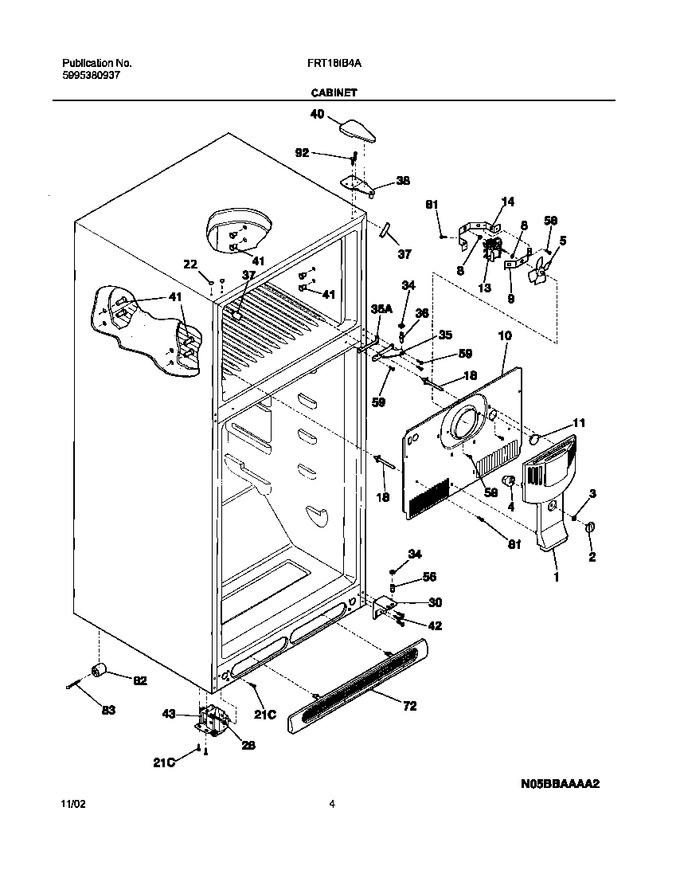 Diagram for FRT18IB4AW6