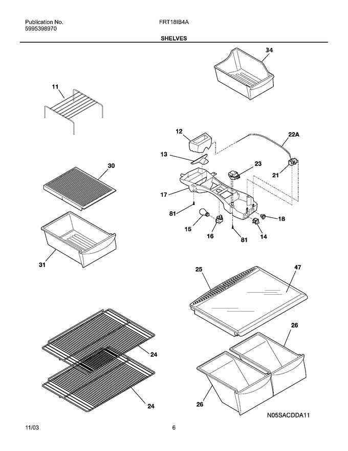 Diagram for FRT18IB4AZ8