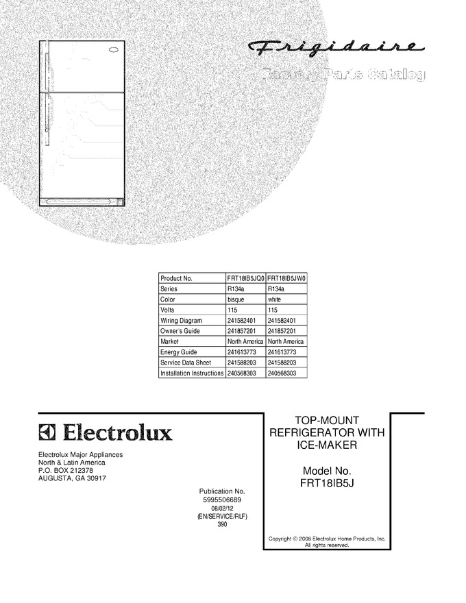 Diagram for FRT18IB5JW0
