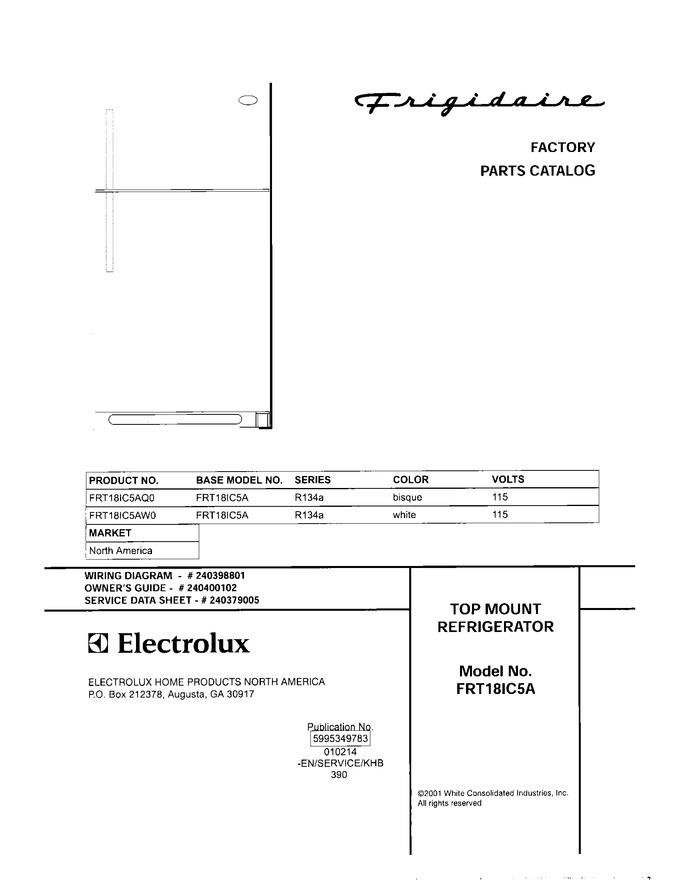 Diagram for FRT18IC5AQ0