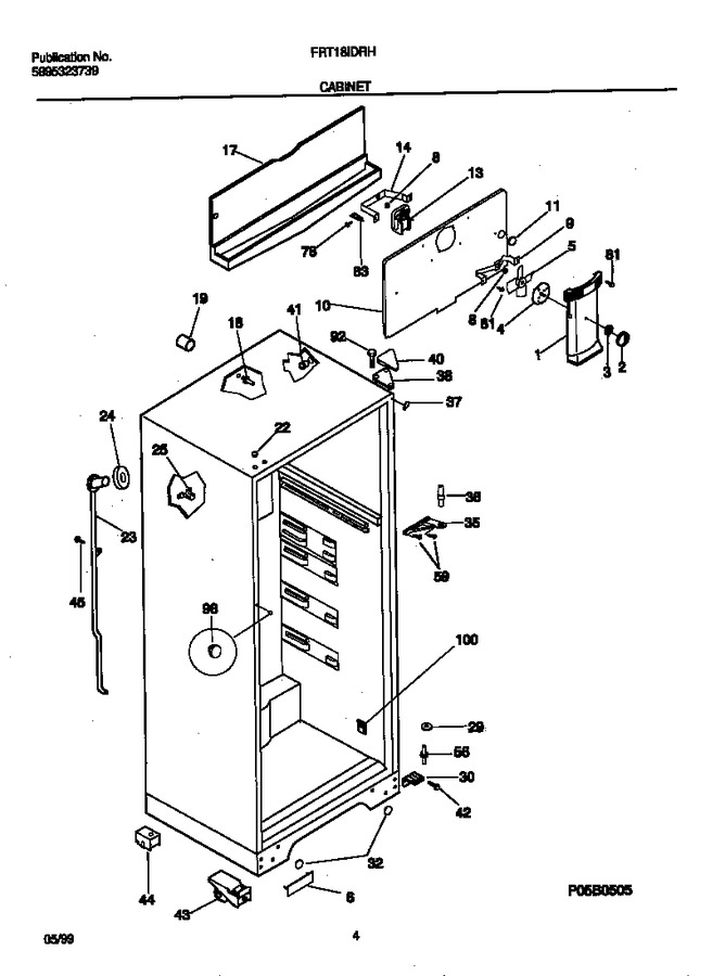 Diagram for FRT18IDRHY0