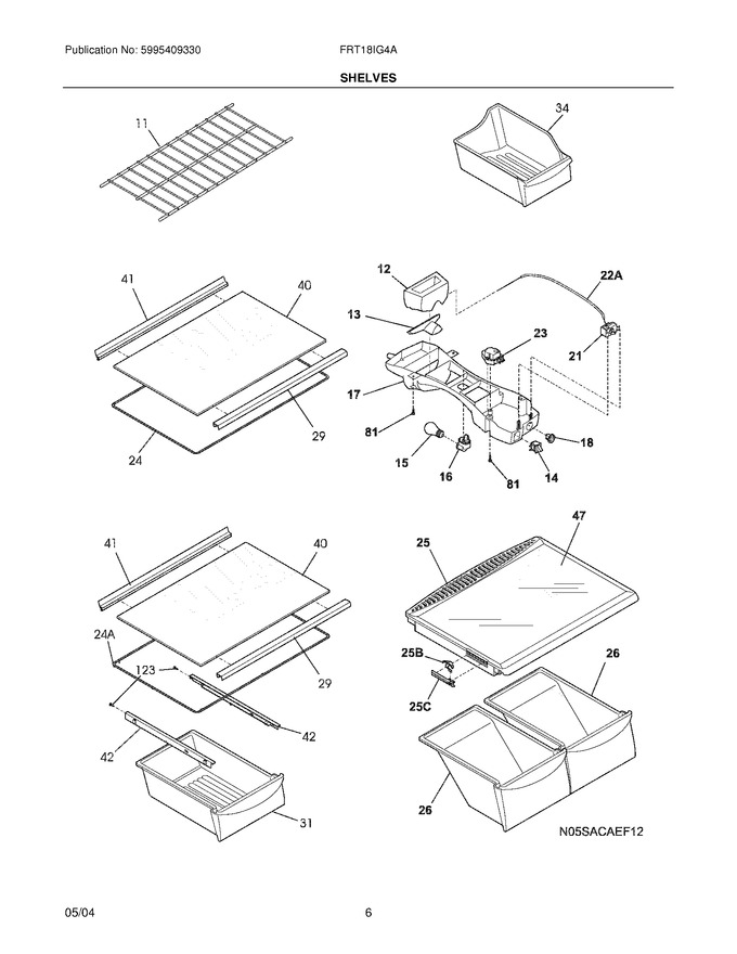 Diagram for FRT18IG4AZA