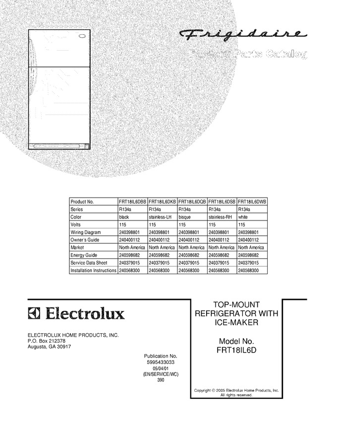 Diagram for FRT18IL6DBB