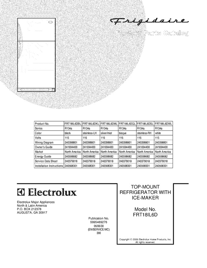 Diagram for FRT18IL6DWL