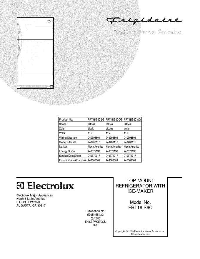 Diagram for FRT18IS6CWG