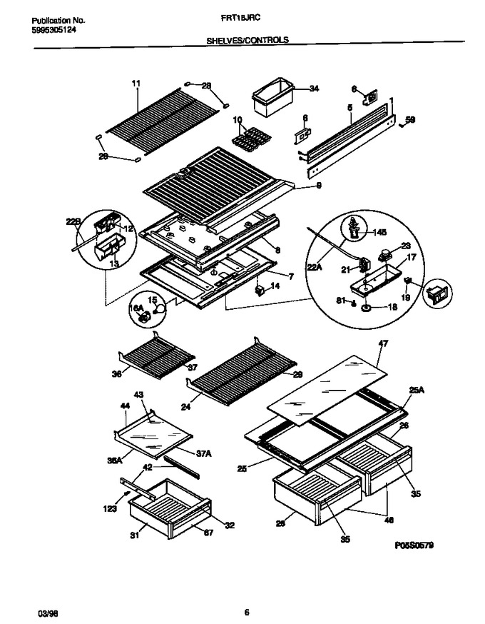 Diagram for FRT18JRCW5